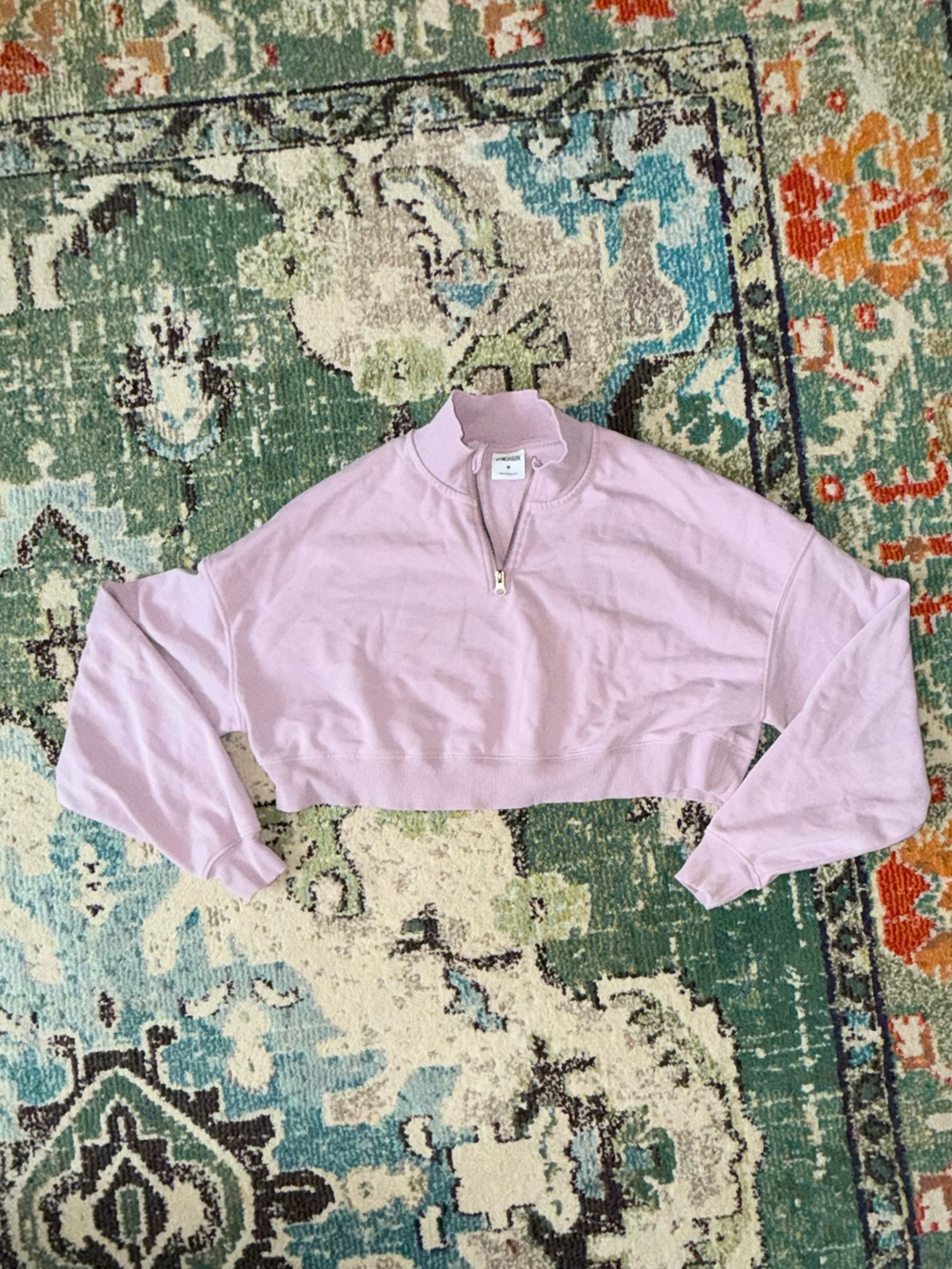 Gymshark Lavender Zip-Up Pullover